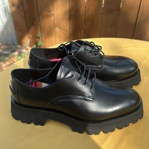 Paul Smith Black Leather Shoes Women’s Size 38